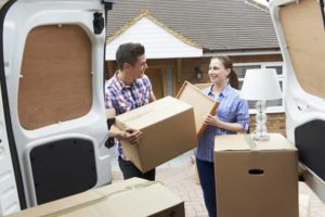 camionnette déménagement